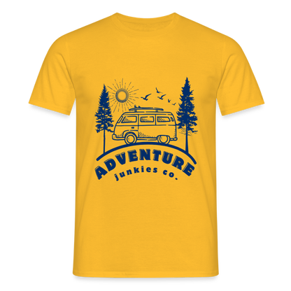Men's Camping T-Shirt - yellow