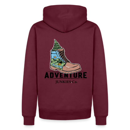 Men’s Premium Hiking/Walking  Hoodie - burgundy