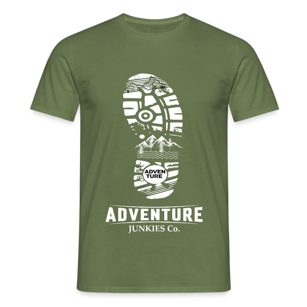 Men's Hiking & Walking T-Shirt - military green