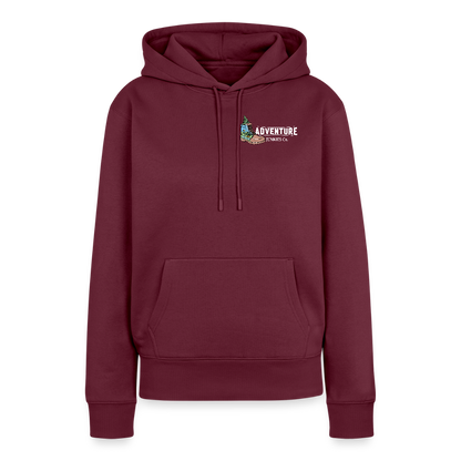 Women’s Premium Hiking / Walking Hoodie - burgundy