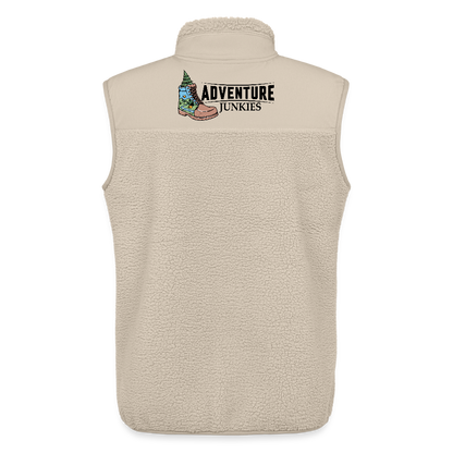 Unisex Sherpa Vest - beige