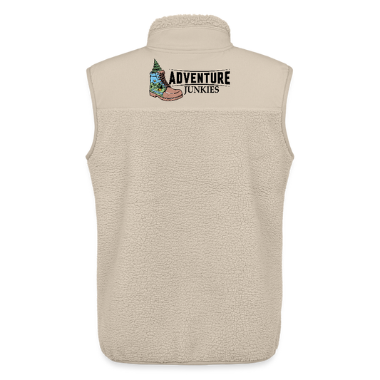 Unisex Sherpa Vest - beige