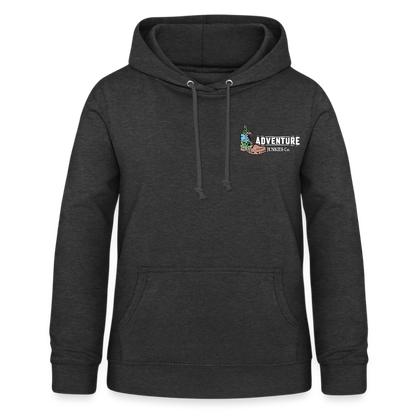 Women's Hoodie Water Adventures - charcoal grey