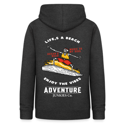 Women's Hoodie Water Adventure - charcoal grey