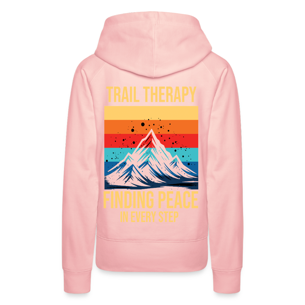 Women’s Premium Hiking/Walking Hoodie - crystal pink
