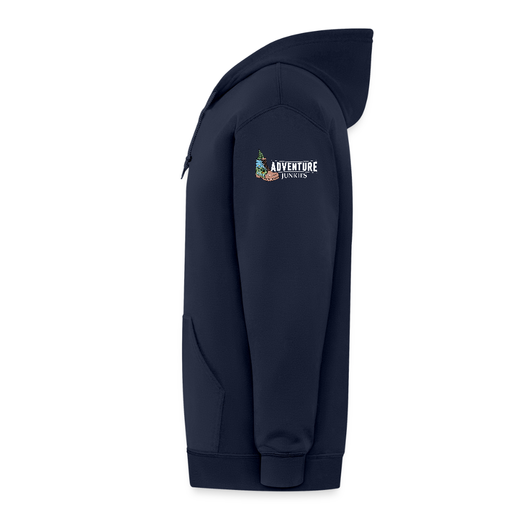 Adult Unisex  Heavyweight Hooded Jacket - navy