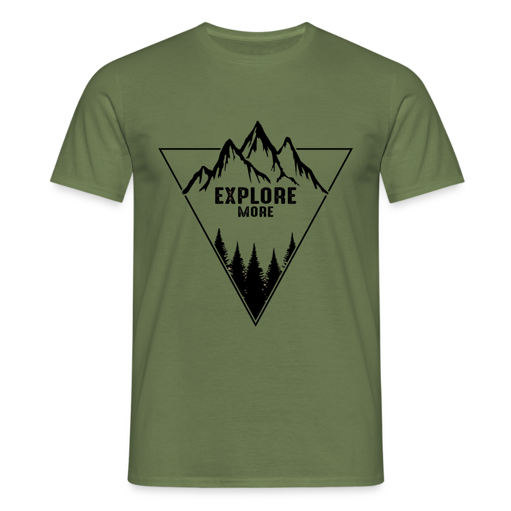 Men's Hiking & Walking  T-Shirt - military green