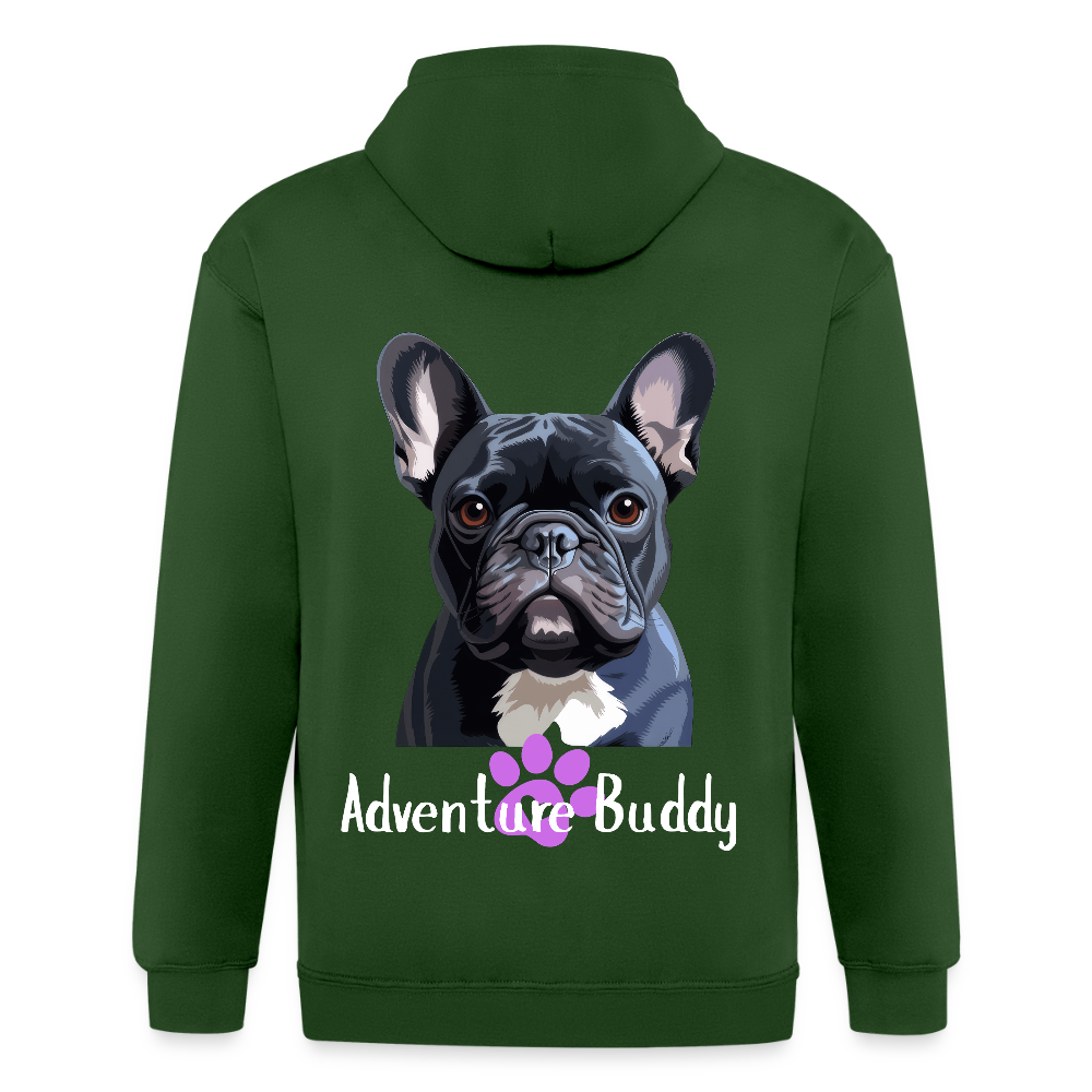 Adult Unisex Heavyweight Hooded Jacket  {Customise Breed & Paw } - forrest