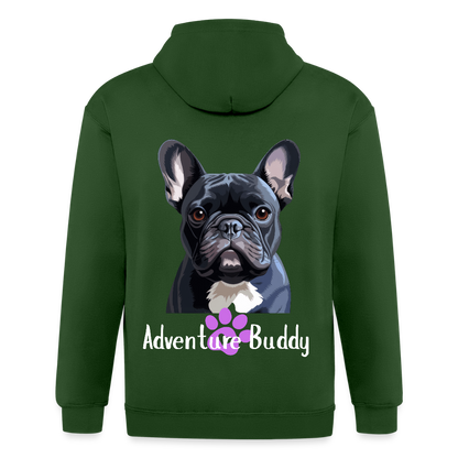 Adult Unisex Heavyweight Hooded Jacket  {Customise Breed & Paw } - forrest