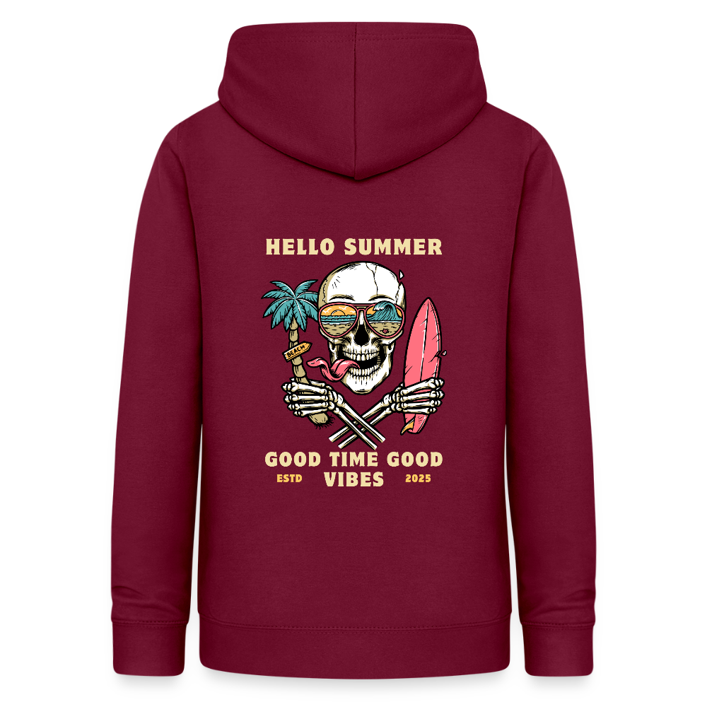Women's Camping Hoodie - bordeaux