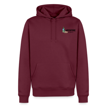 Men’s Premium Hiking / Walking Hoodie - burgundy