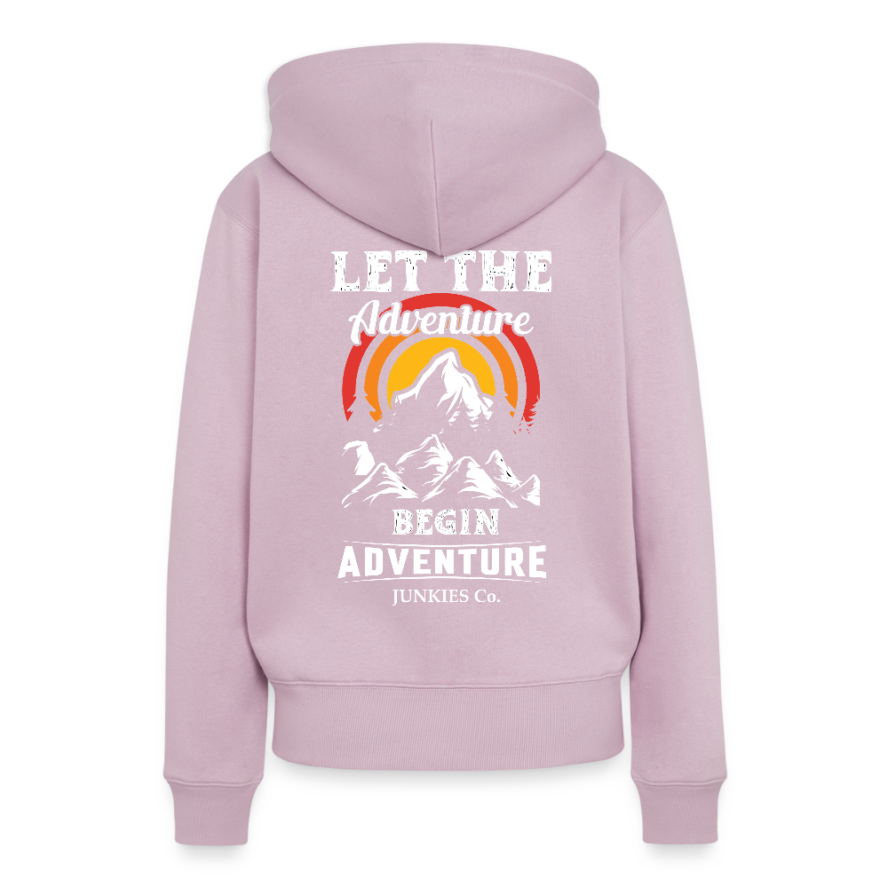 Women’s Premium Hiking / Walking Hoodie - dusky pink