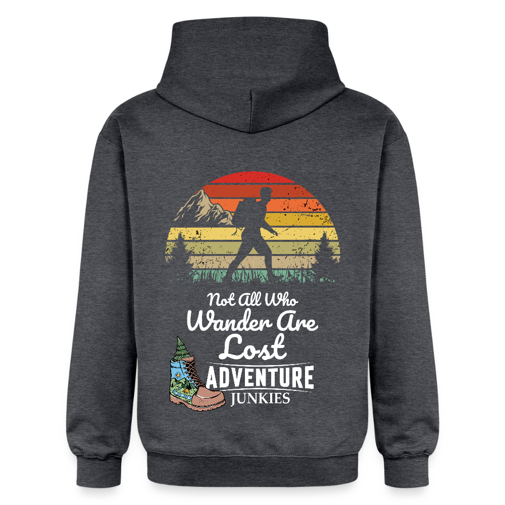 Adult Unisex  Midweight Hoodie - dark heather grey