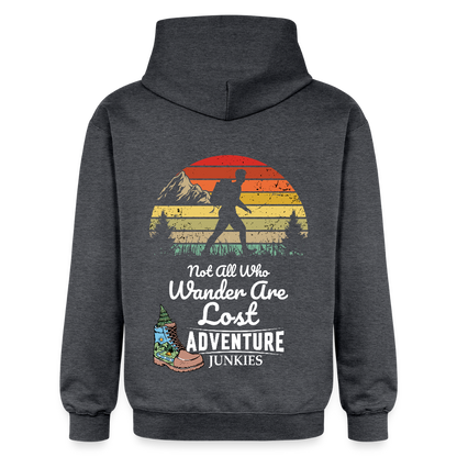 Adult Unisex  Midweight Hoodie - dark heather grey