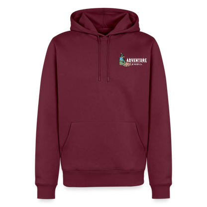 Men’s Premium Hiking /Walking Hoodie - burgundy