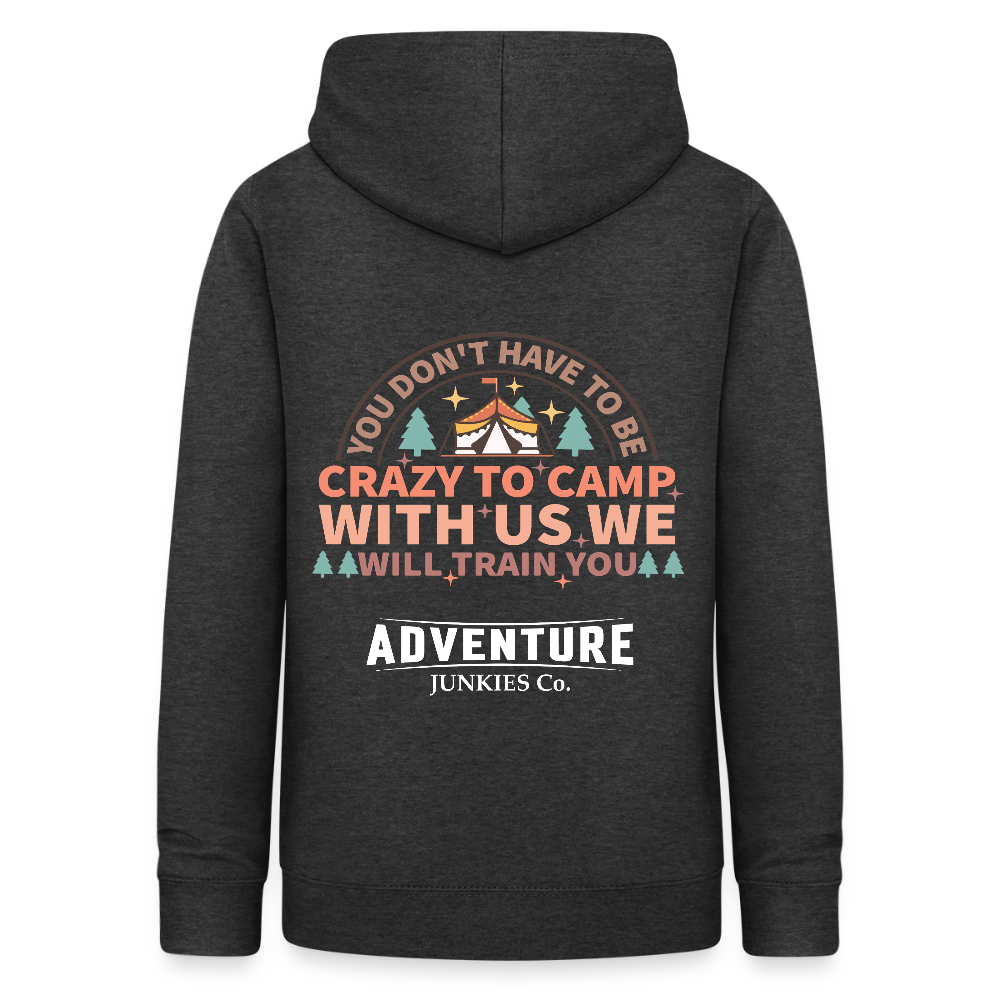 Women's Camping Hoodie - charcoal grey