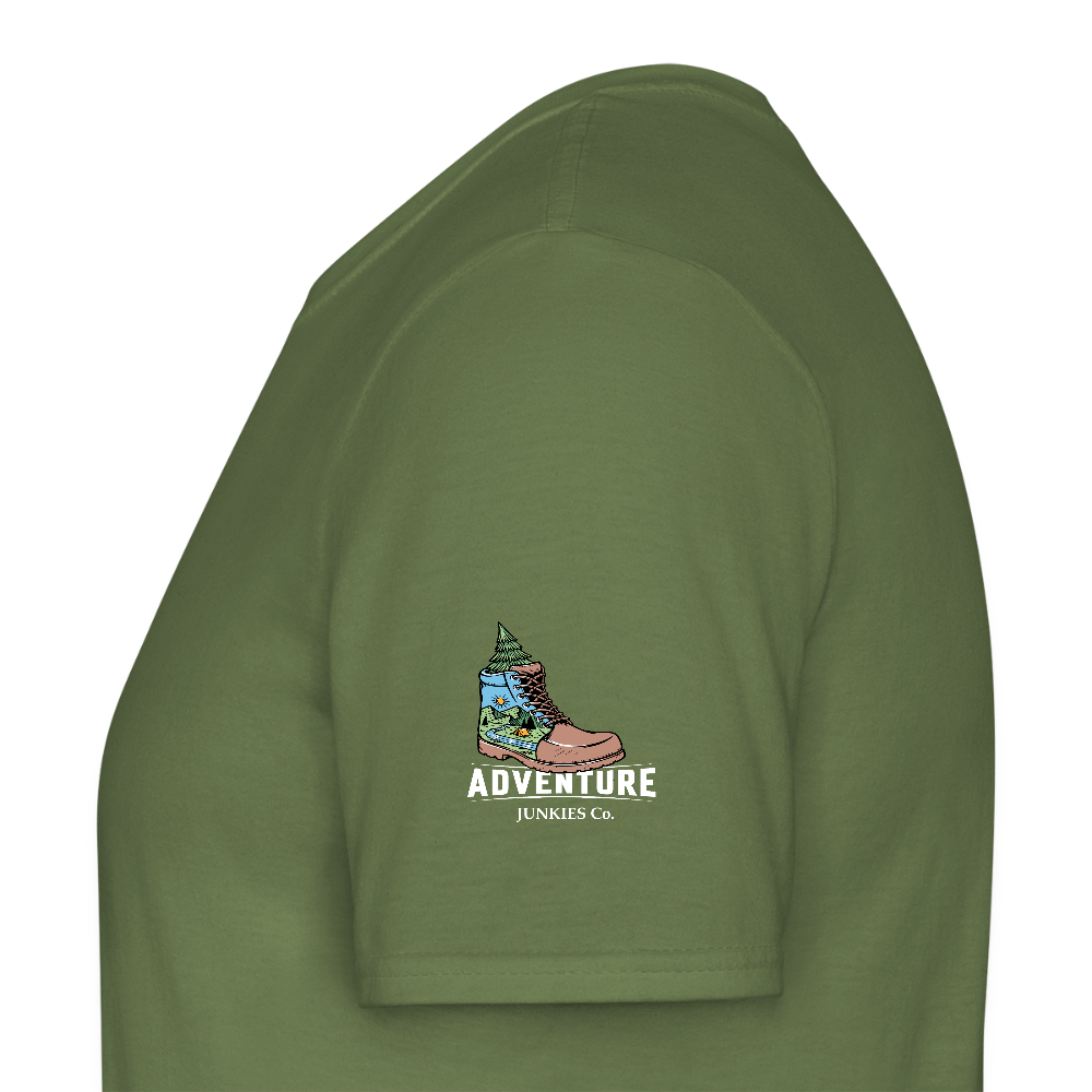Men's T-Shirt Water Adventures - military green