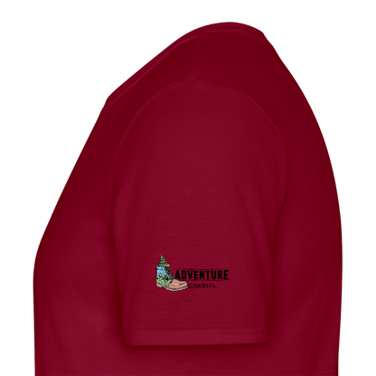 Men's Hiking & Walking  T-Shirt - brick red