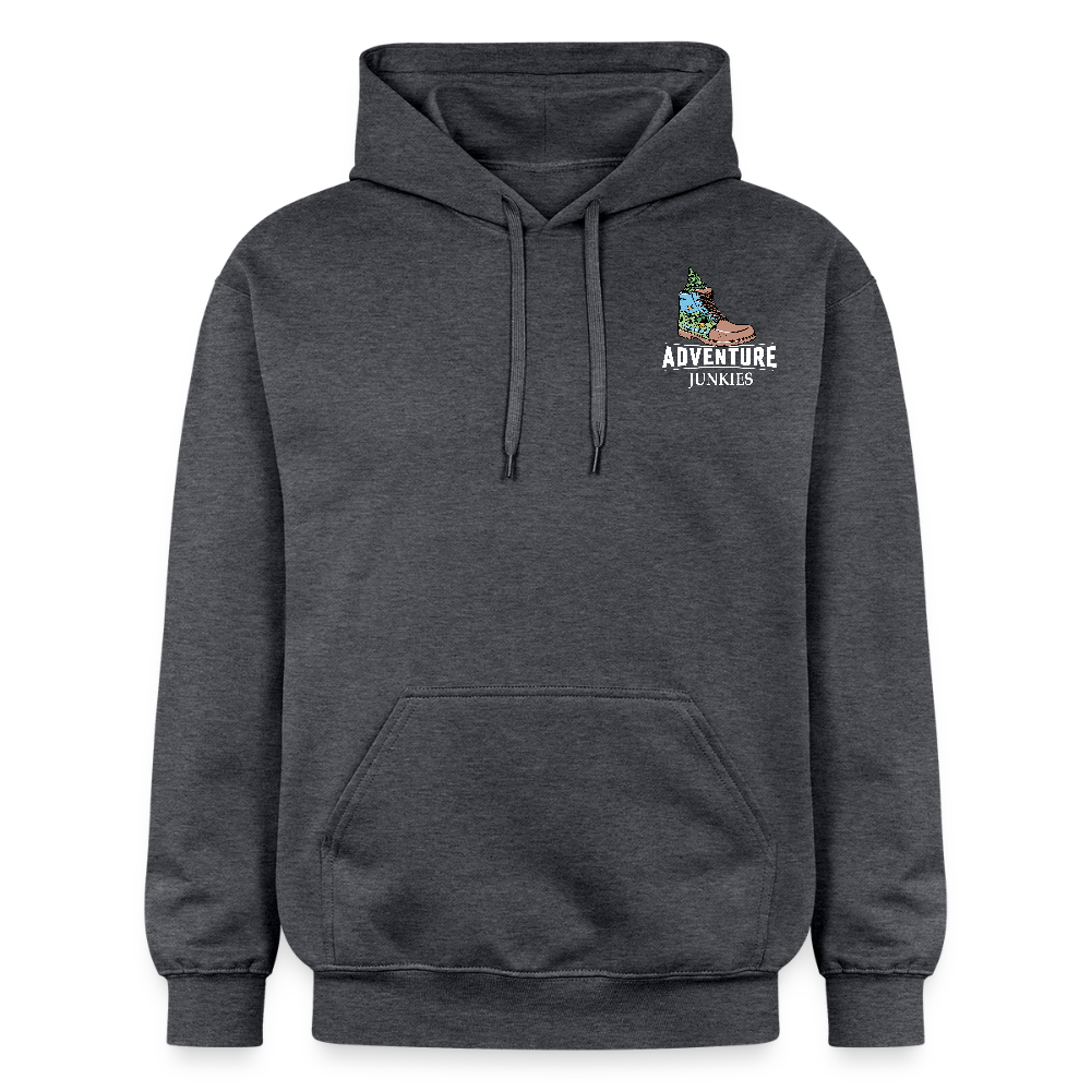 Unisex Midweight Hoodie - dark heather grey