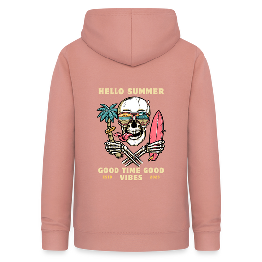 Women's Camping Hoodie - dusky rose