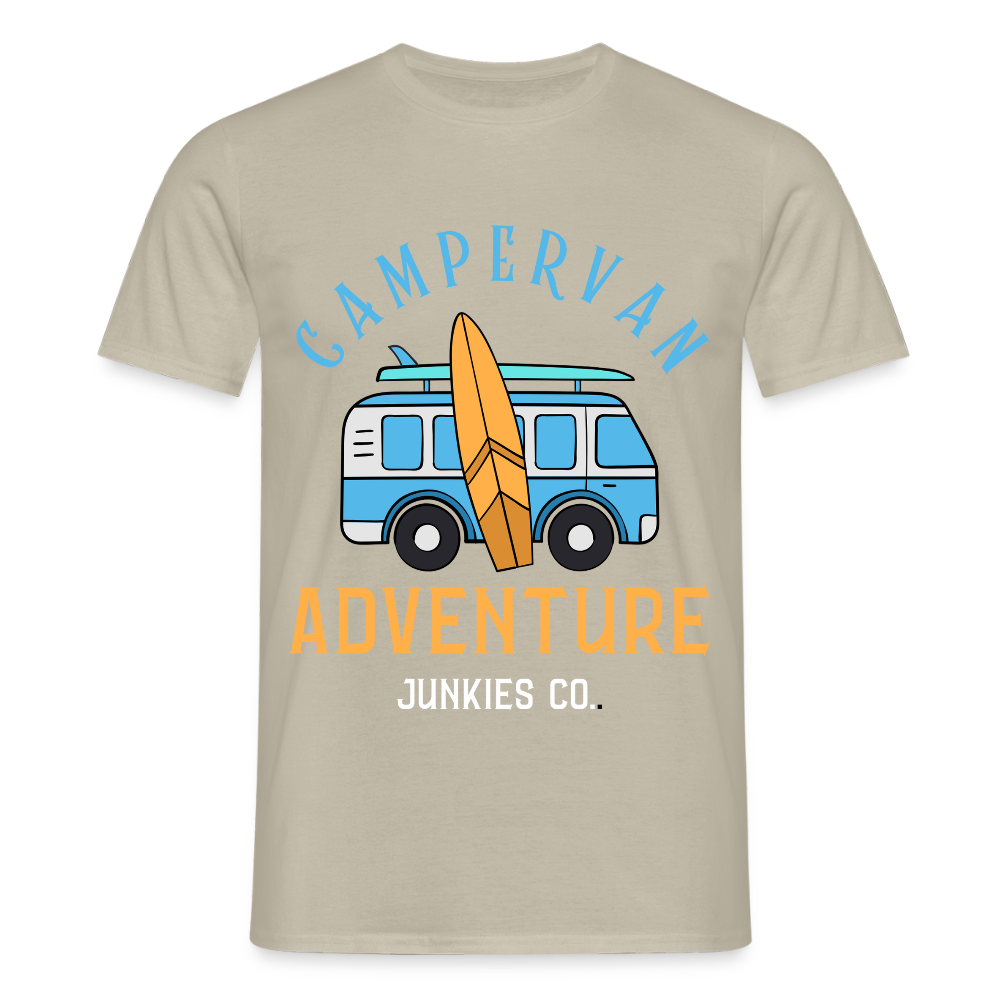 Men's Camping T-Shirt - sand beige