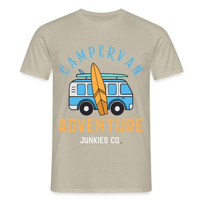 Men's Camping T-Shirt - sand beige