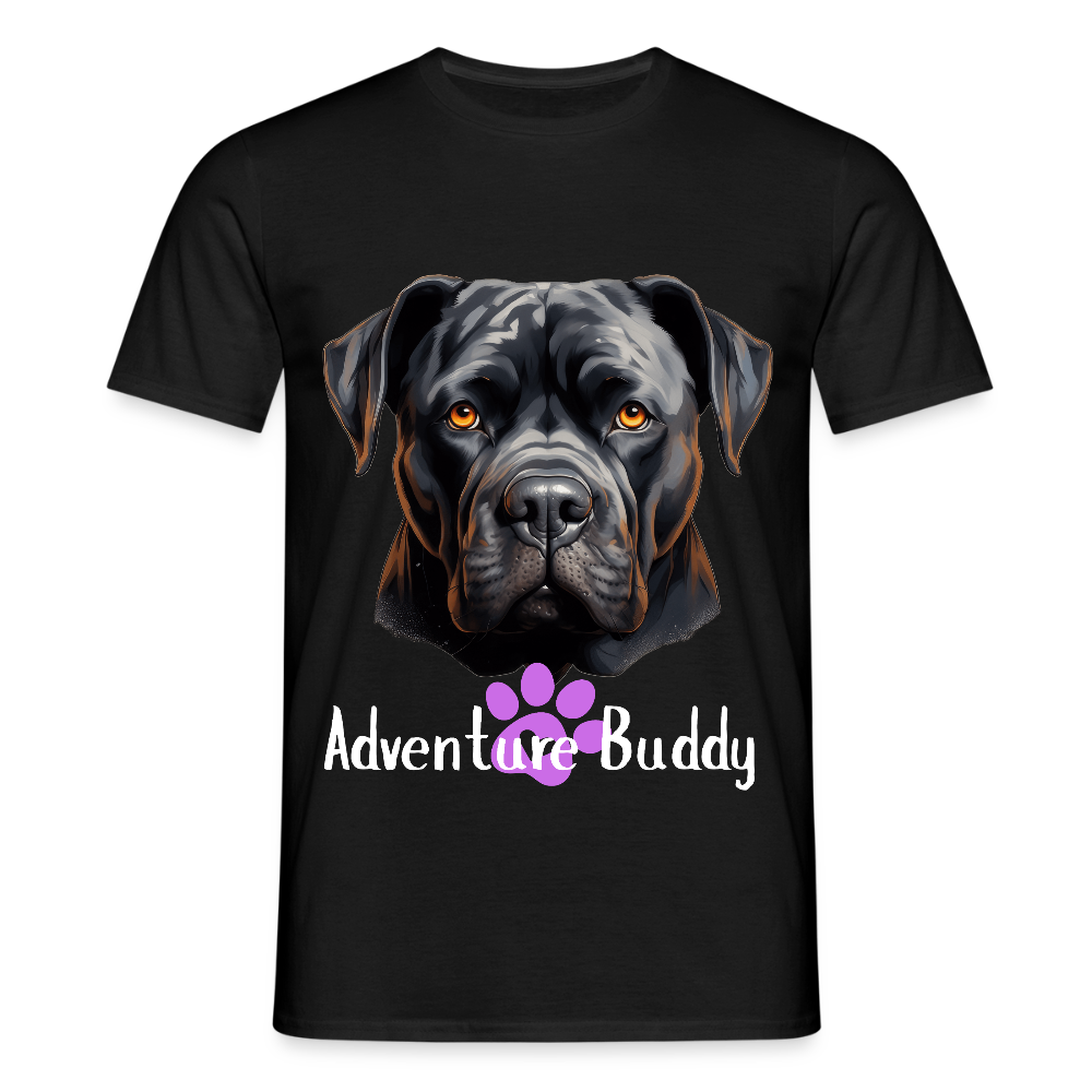 Men's T-Shirt  {Customise Breed & Paw } - black