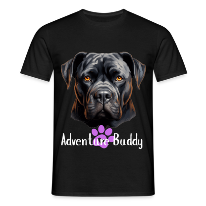 Men's T-Shirt  {Customise Breed & Paw } - black