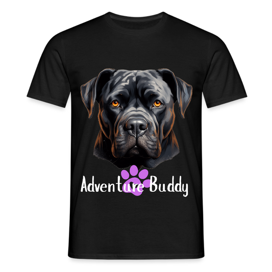 Men's T-Shirt  {Customise Breed & Paw } - black