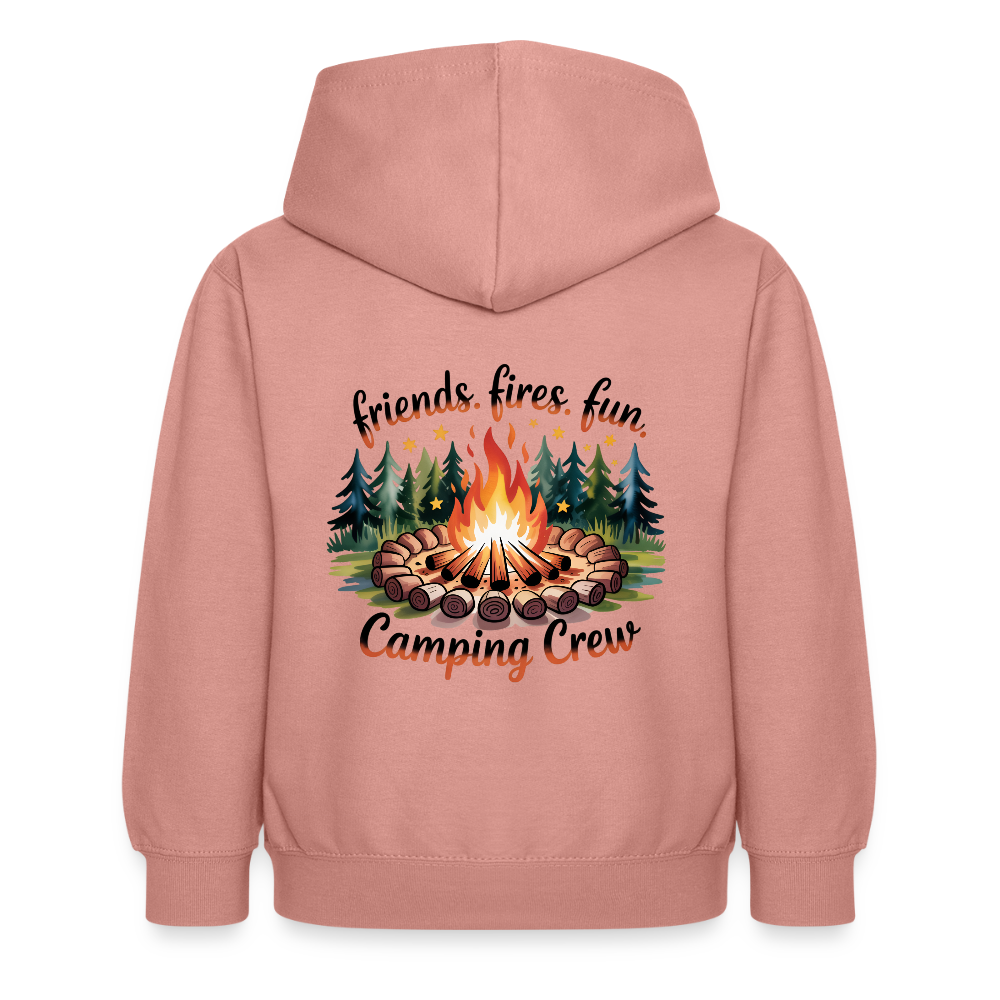 Children's Hoodie - dusky rose