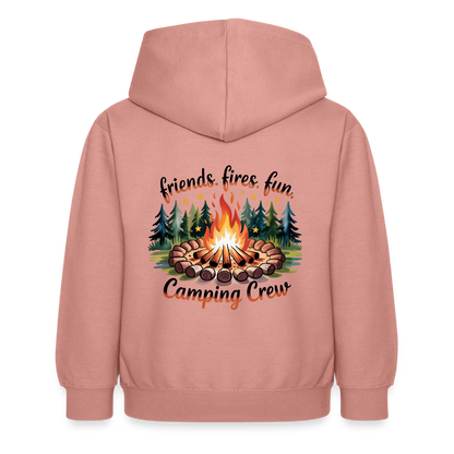 Children's Hoodie - dusky rose