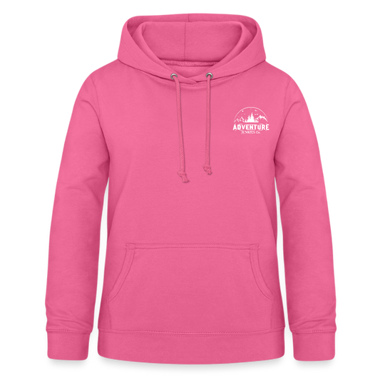 Women's Hoodie Pink Logo Design - pink