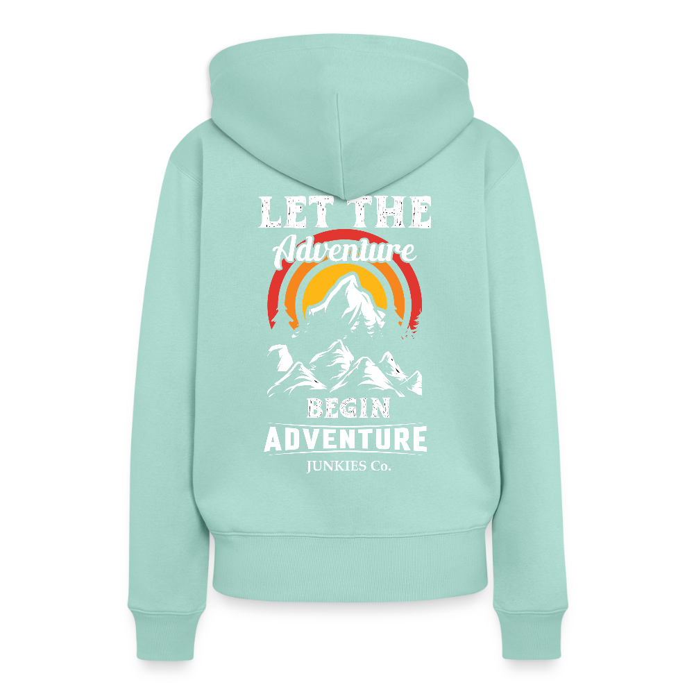 Women’s Premium Hiking / Walking Hoodie - mint 