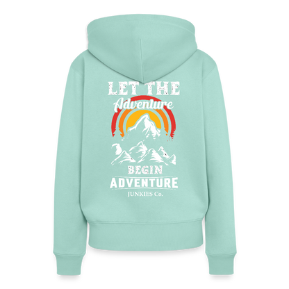 Women’s Premium Hiking / Walking Hoodie - mint 