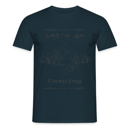Men's  Camping T-Shirt - navy