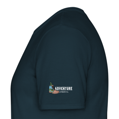 Men's Hiking & Walking T-Shirt - navy