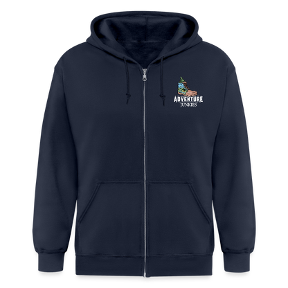 Unisex Heavyweight Hooded Jacket - navy