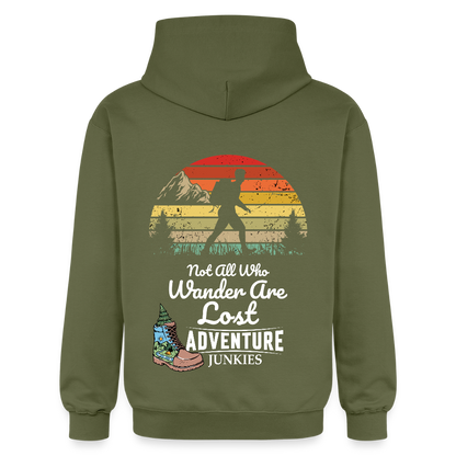 Adult Unisex  Midweight Hoodie - military green