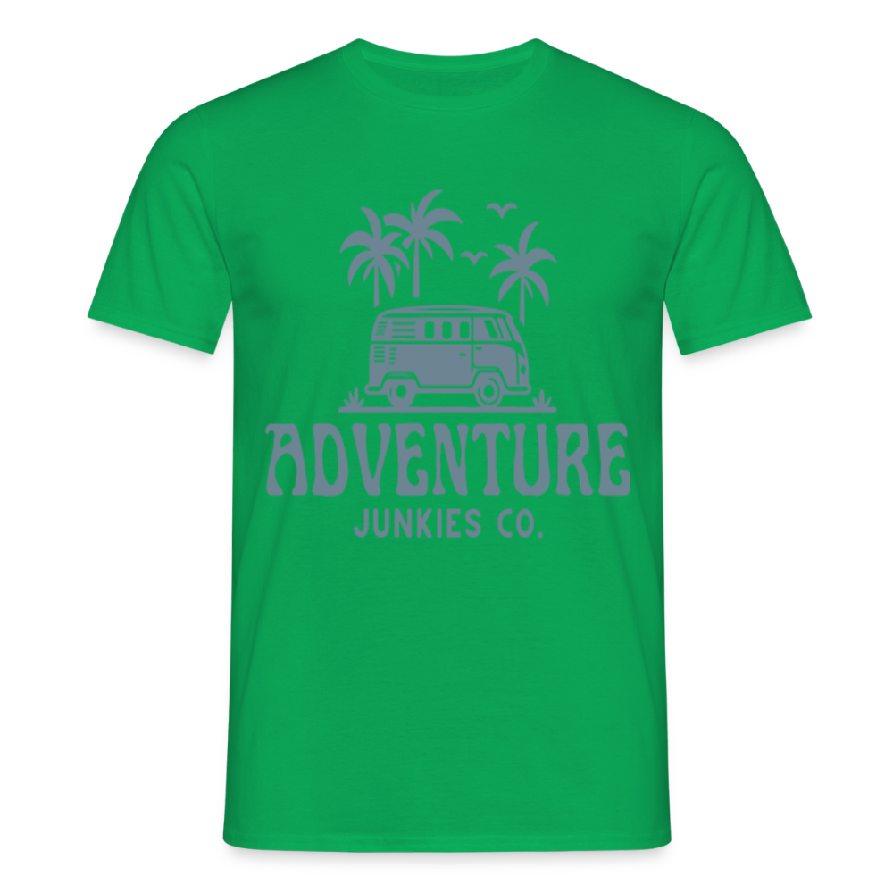 Men's  Camping T-Shirt - kelly green