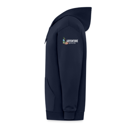 Adult Unisex Heavyweight Hooded Jacket - navy