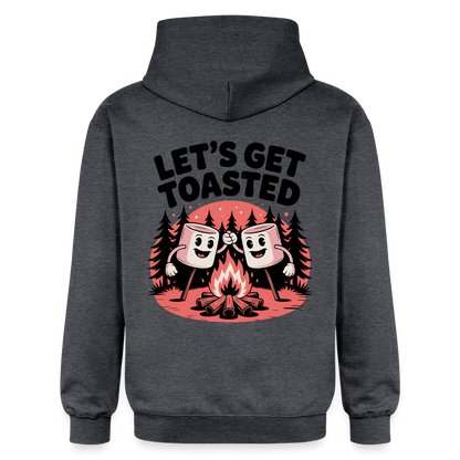 Unisex Midweight Hoodie - dark heather grey