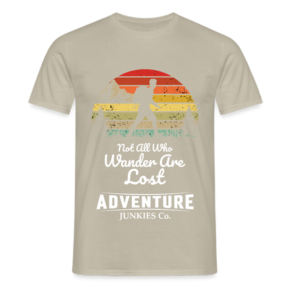 Men's Hiking & Walking T-Shirt - sand beige