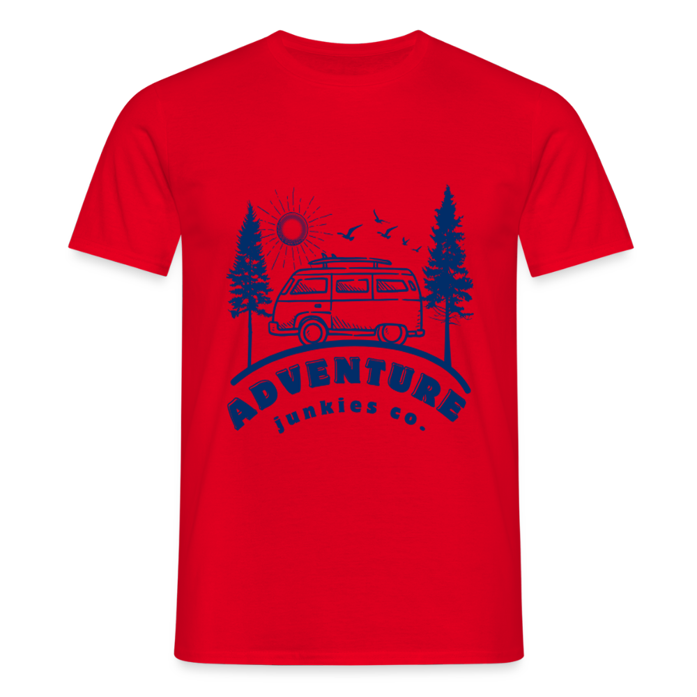 Men's Camping T-Shirt - red
