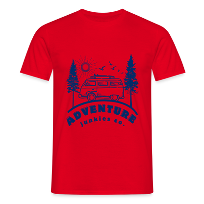 Men's Camping T-Shirt - red