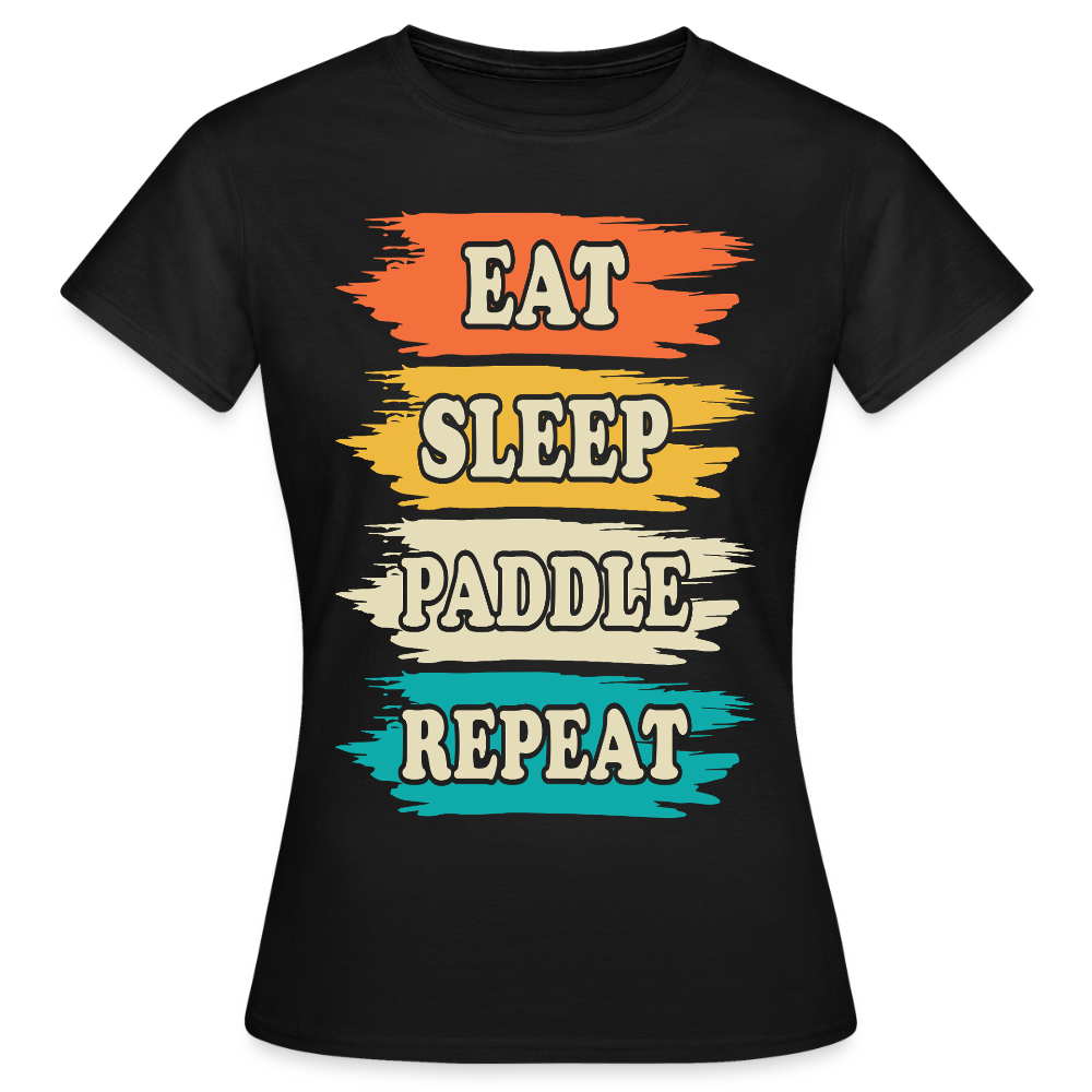 Women's Water Adventure  T-Shirt - black