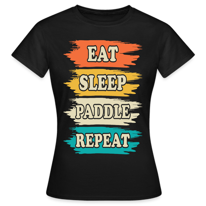 Women's Water Adventure  T-Shirt - black