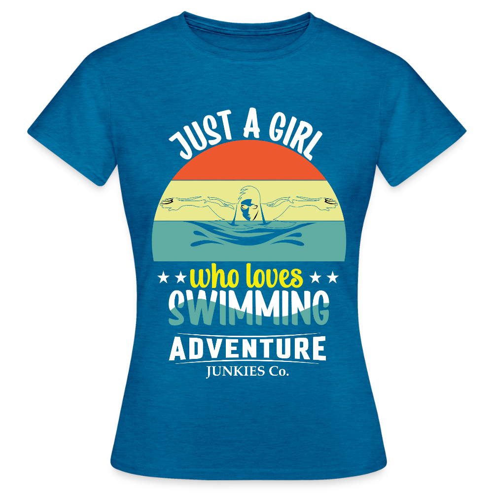 Women's Water Adventure T-Shirt - antique blue sapphire heather