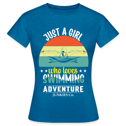 Women's Water Adventure T-Shirt - antique blue sapphire heather