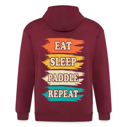 Adult Unisex Heavyweight Hooded Jacket - maroon