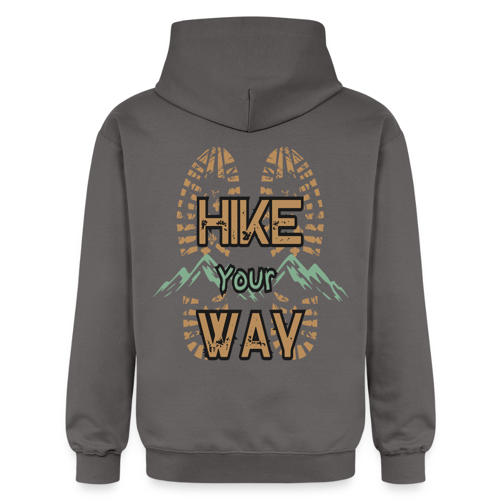 Adult Unisex Midweight Hoodie - dark grey